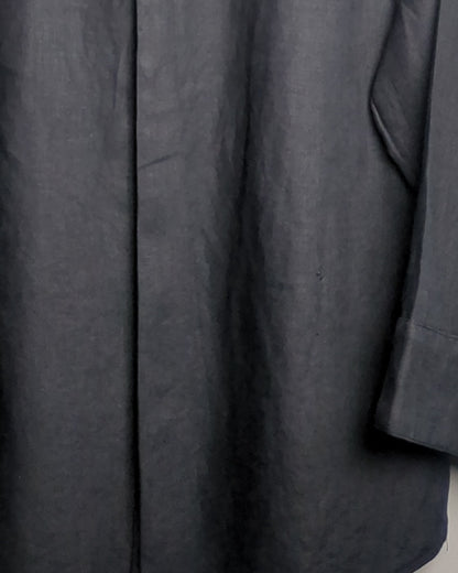 J Crew Black Linen Blouse