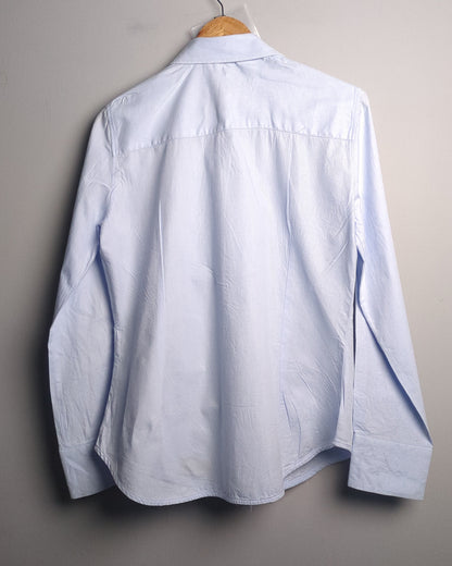 Zara Basic Blue Button-Down Shirt