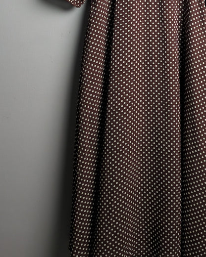 Wardrobe Brown Wrap Dress