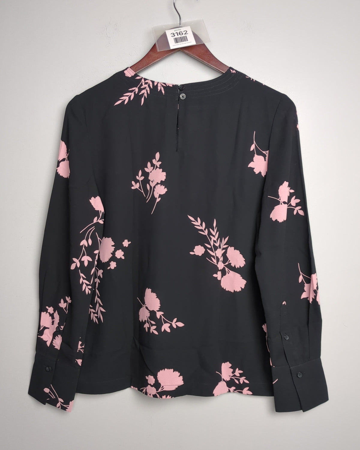 Marks And Spencer Black Floral Blouse
