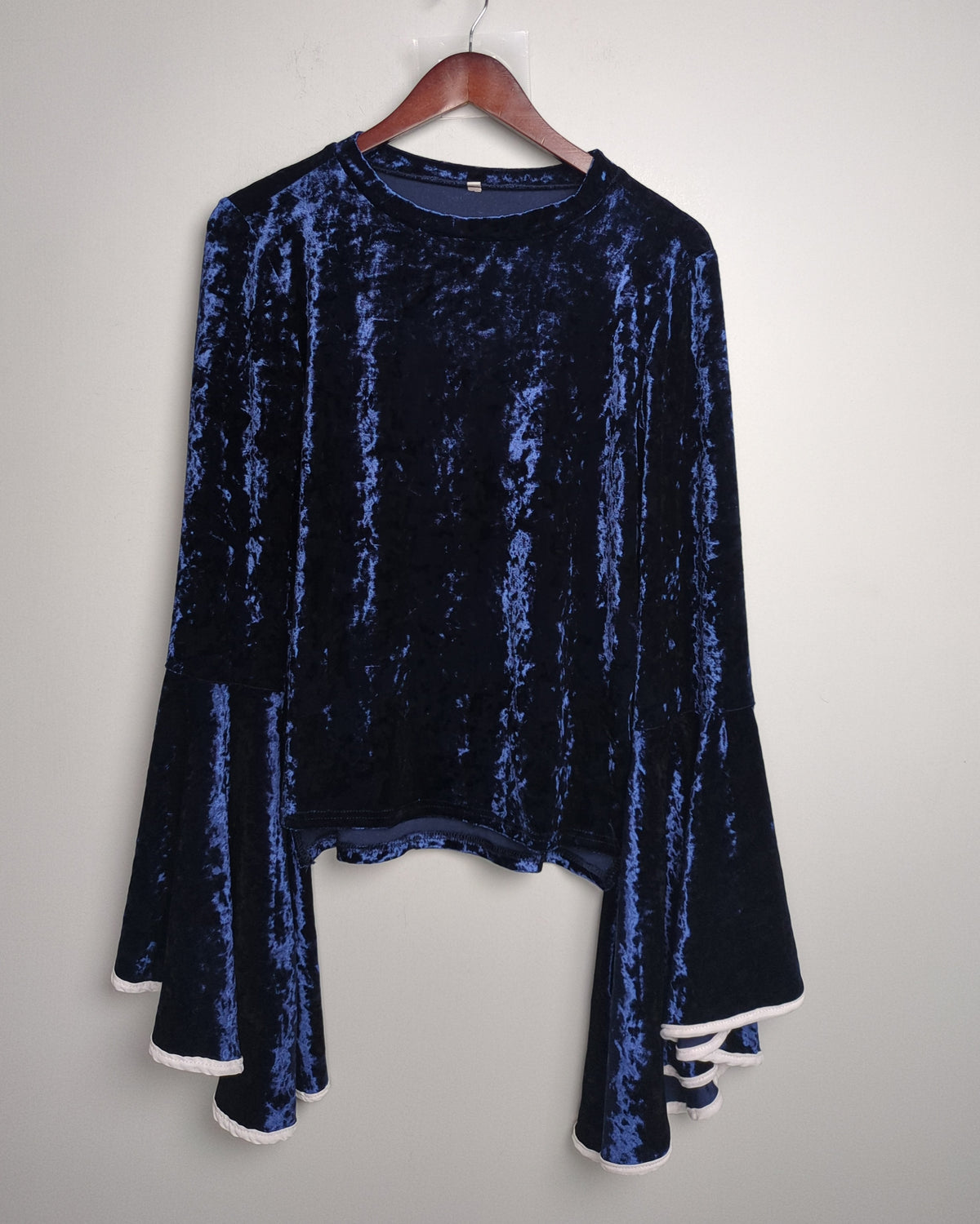 Blue Velvet Top