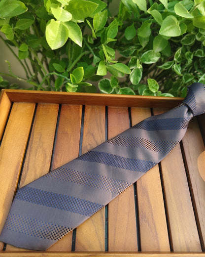Femmio Valentino Brown Checkered Tie