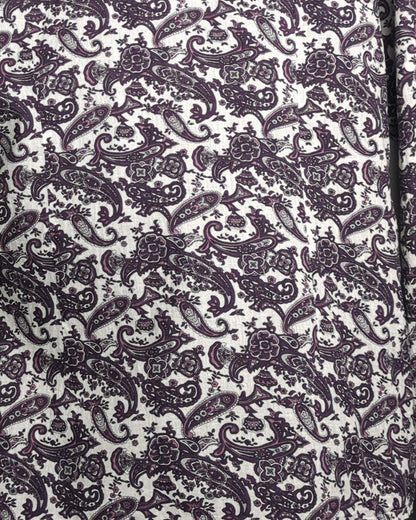 Wen Ni Purple Paisley Blouse