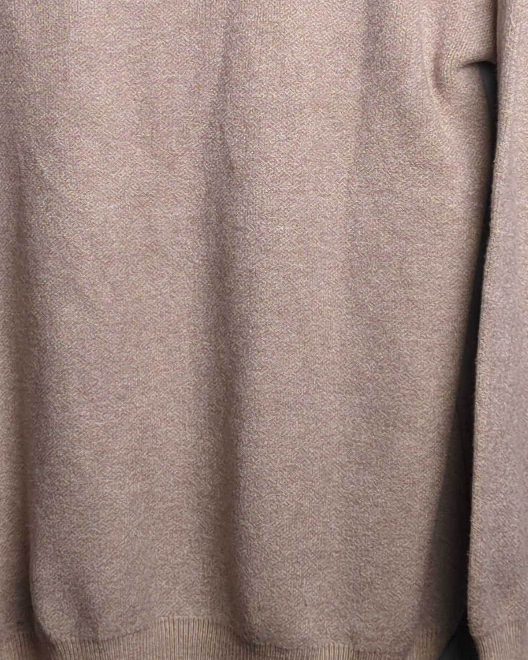 Beige Mockneck Sweater