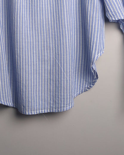 Mossimo Blue Off-Shoulder Top