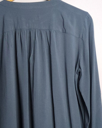 Loft Blue Button Blouse