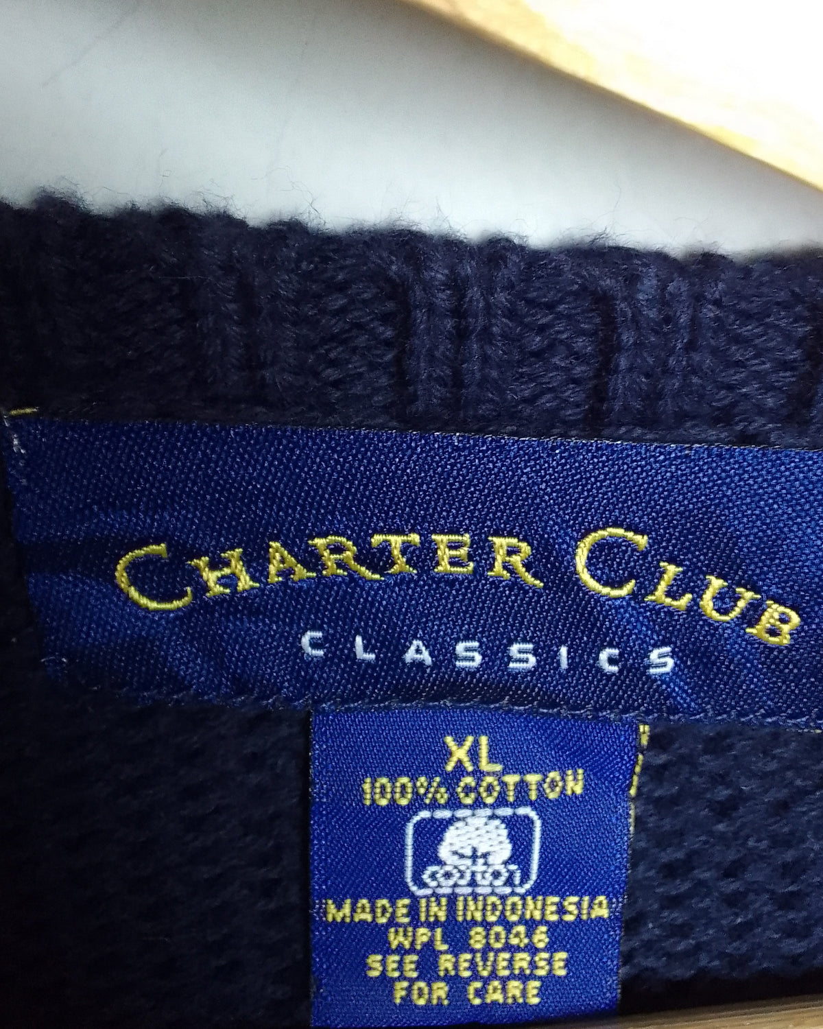 Charter Club Blue Crewneck Sweater
