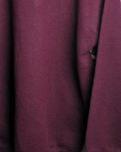 Xuevao Wine V-Neck Sweater