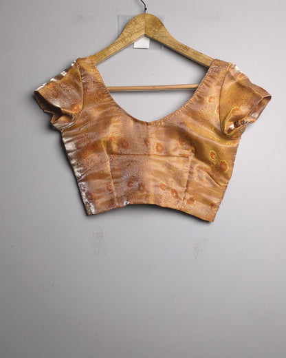 Beige Saree Blouse