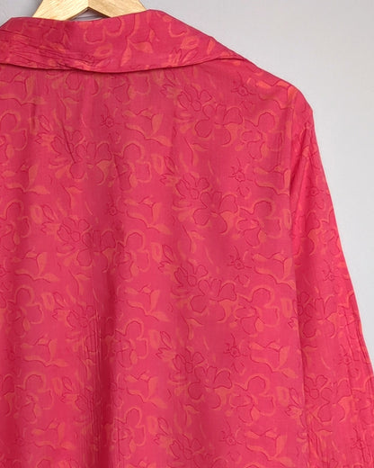 Tradition Country Collection Pink Floral Shirt