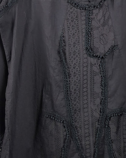 Black Lace Blouse
