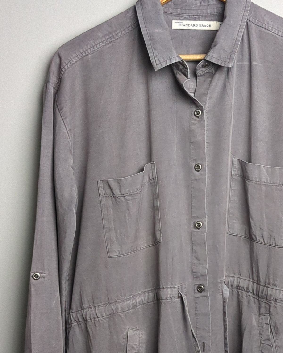 Standard Grace Gray Utility Shirt