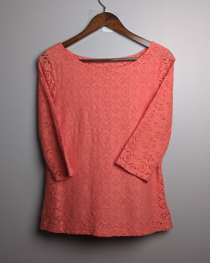 Banana Republic Pink Lace Top