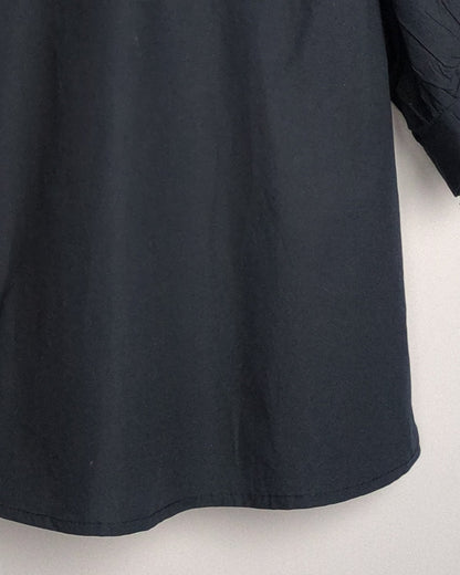 Black Collared Blouse
