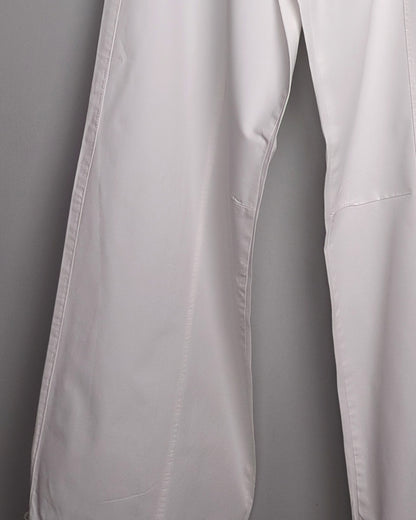 Zara White Casual Trousers