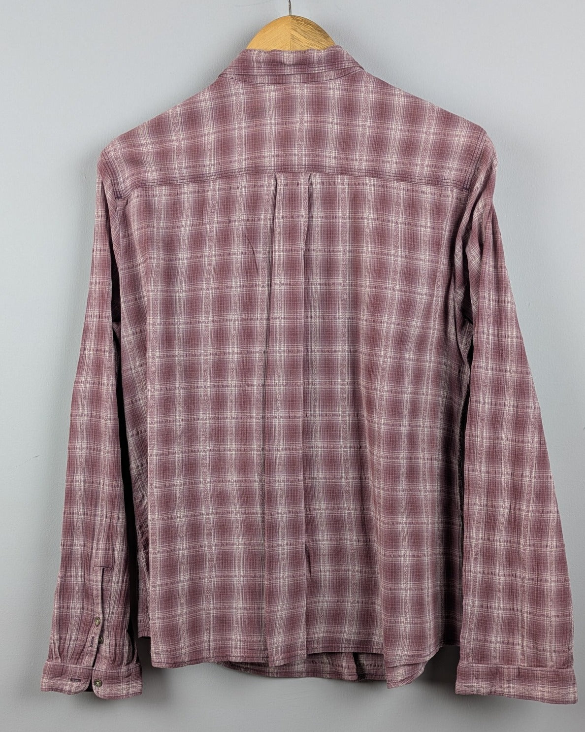 Wine Plaid Shirt