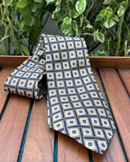 Chaps Ralph Lauren Beige Patterned Necktie