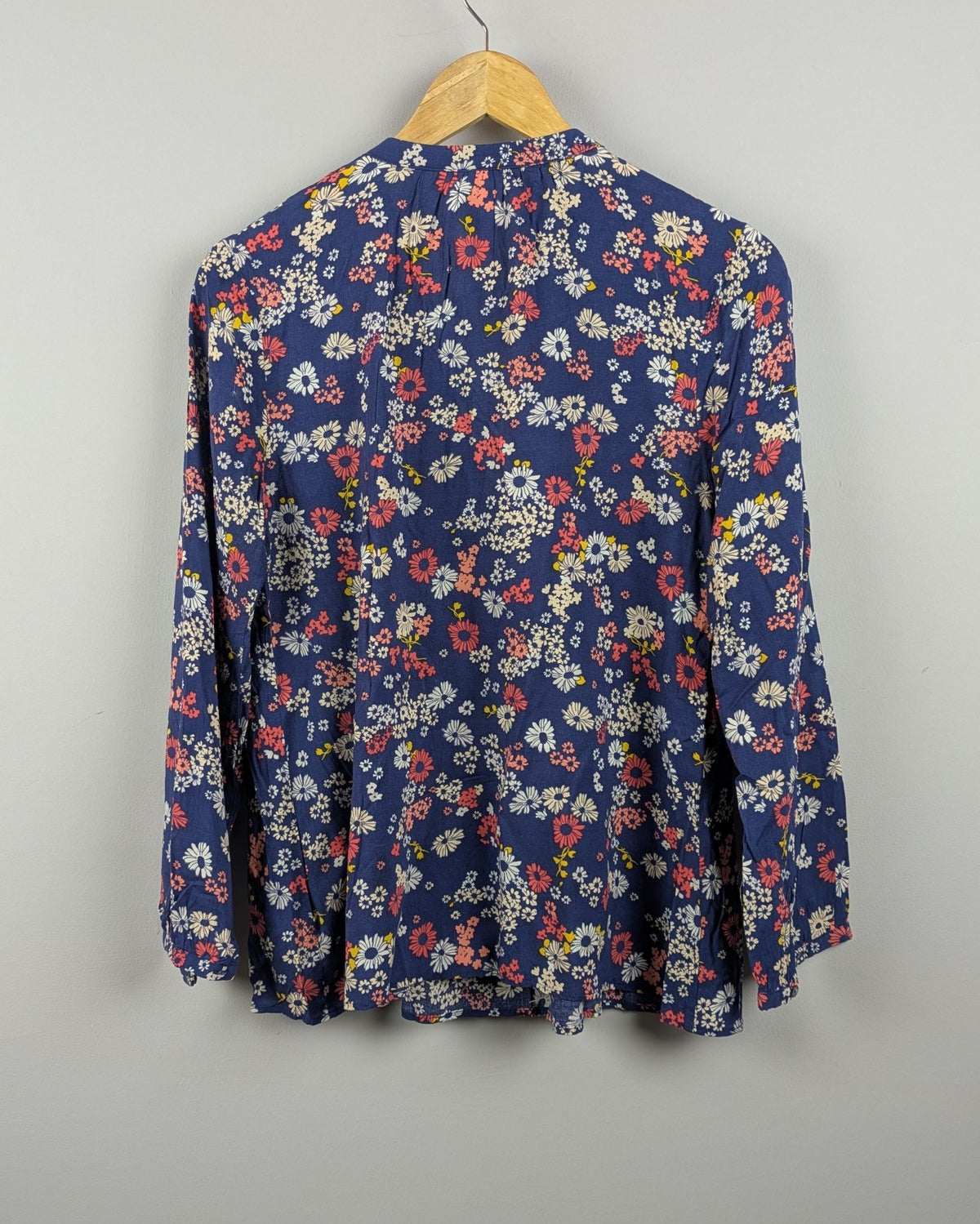 Blue Floral Blouse