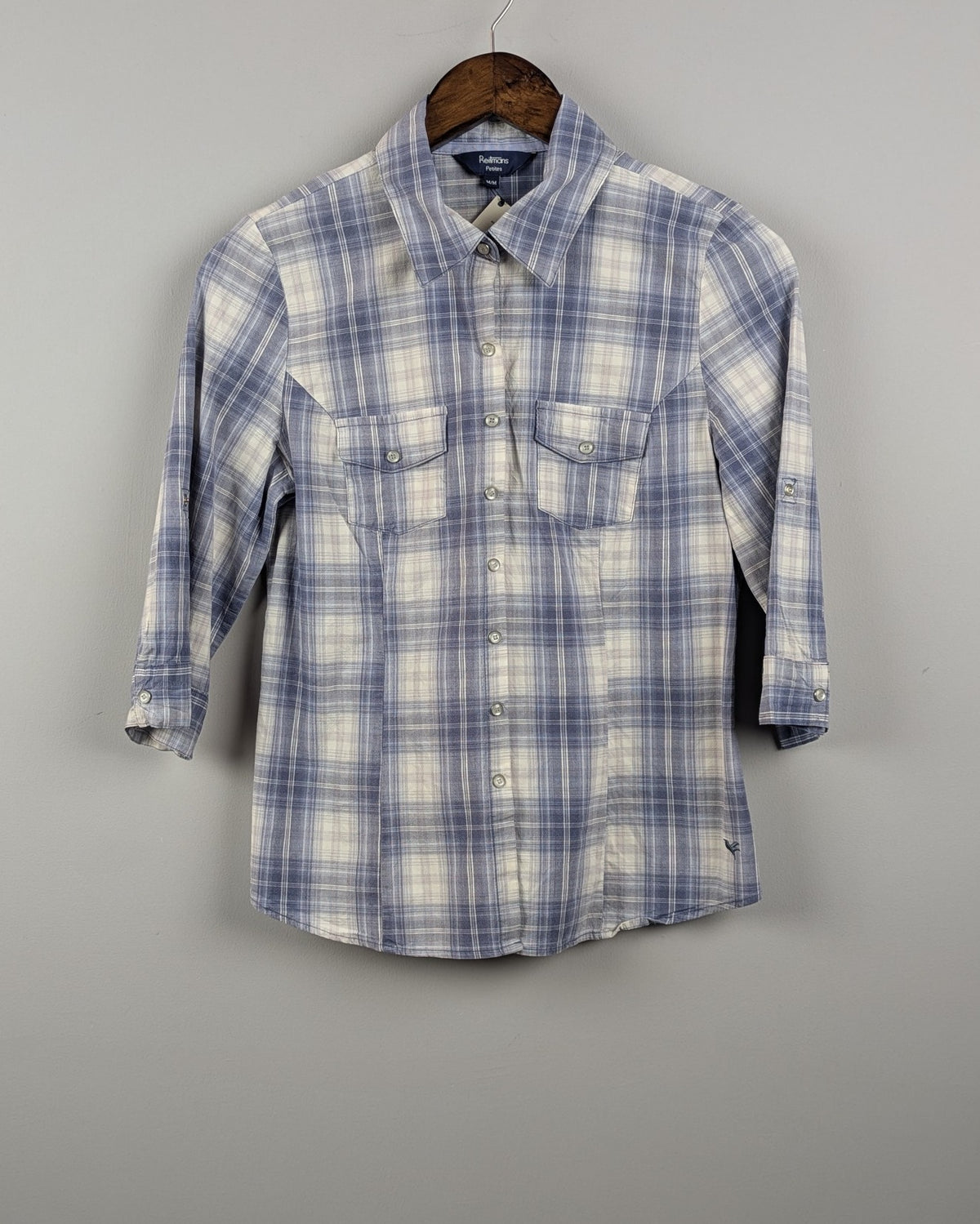 Blue Plaid Shirt
