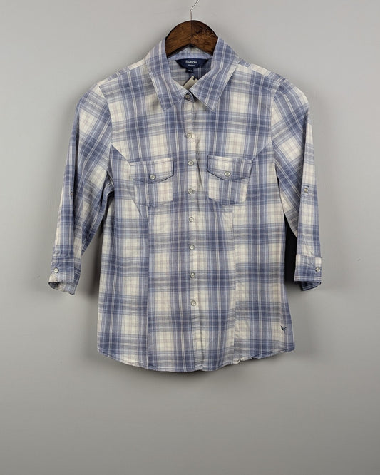 Blue Plaid Shirt