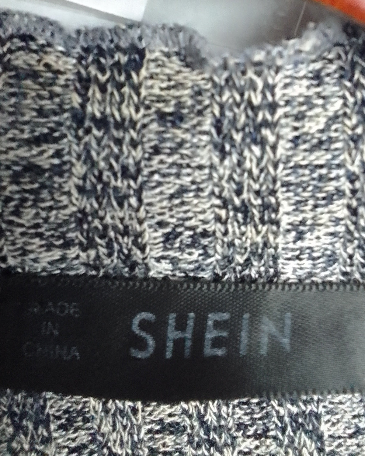 Shein Gray Ribbed Top