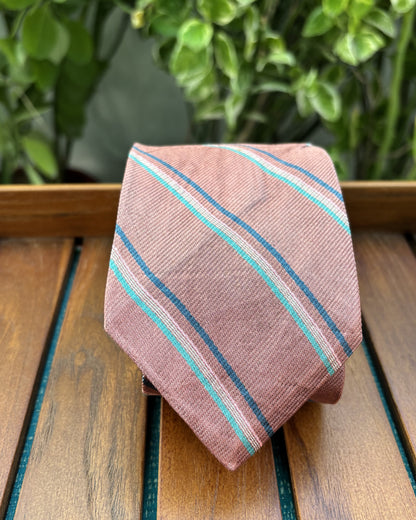 Chaps Ralph Lauren Pink Striped Necktie