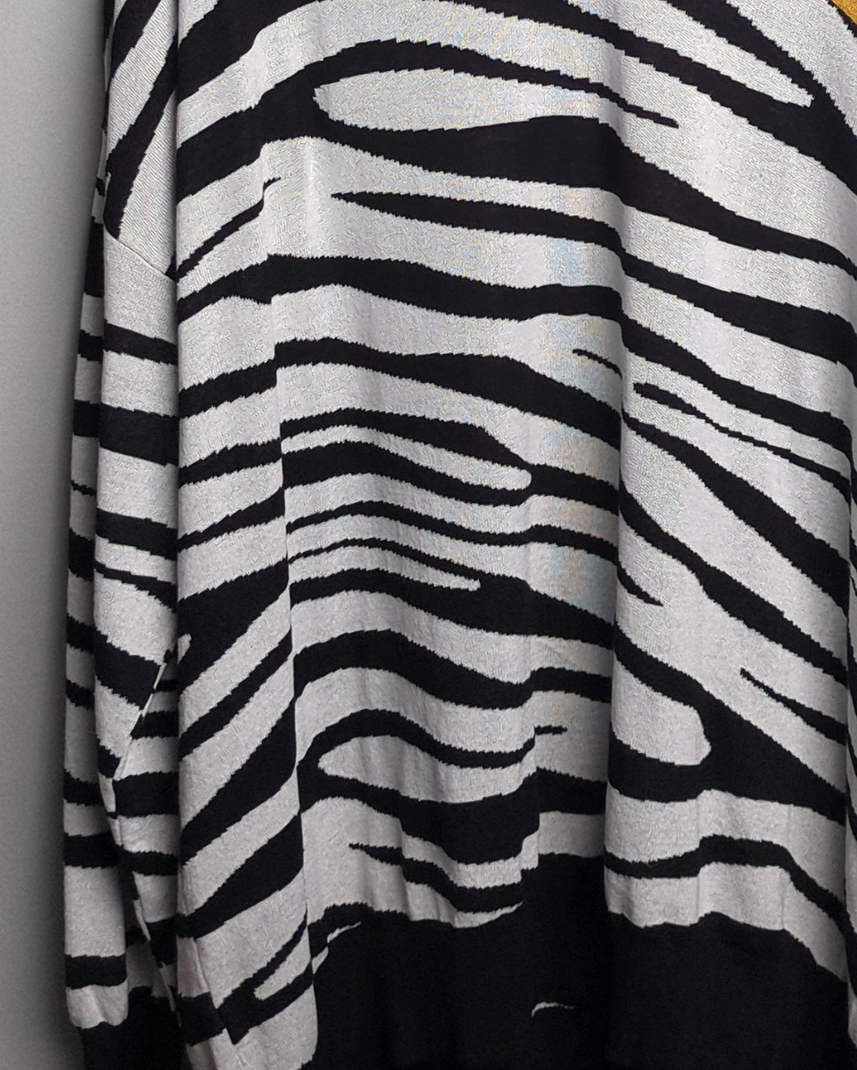 Black Zebra Sweater