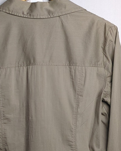 Phildar Beige Button-Down Shirt