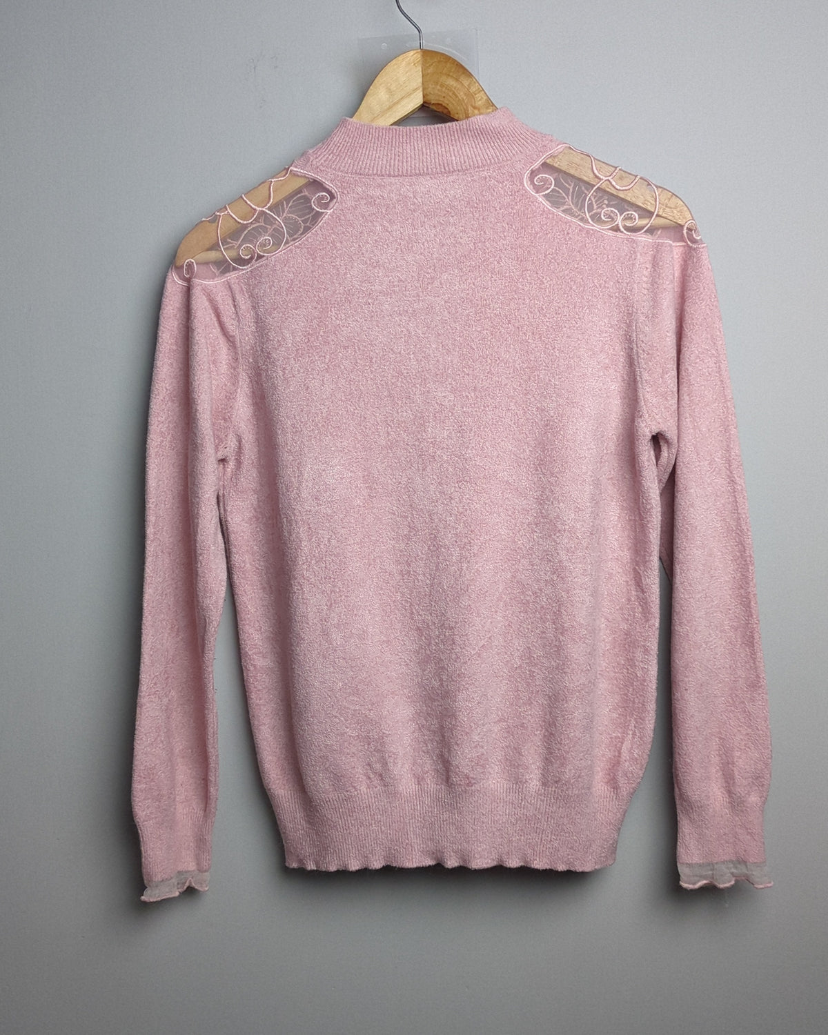 Pink Floral Sweater