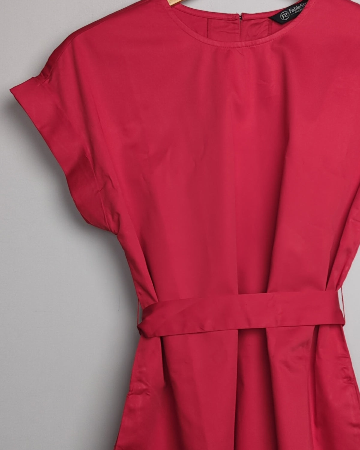 Fablestreet Red Casual Dress
