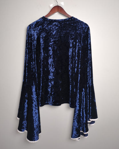 Blue Velvet Top