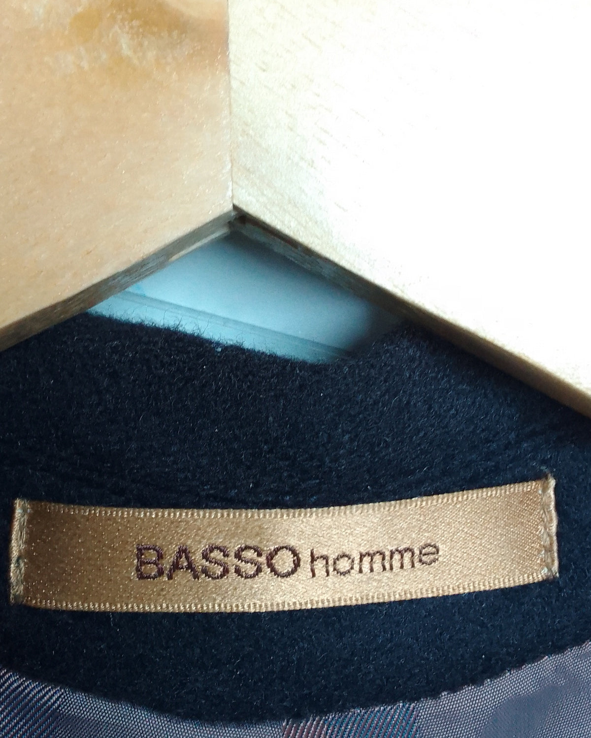 Basso Homme Black Woolen Blazer
