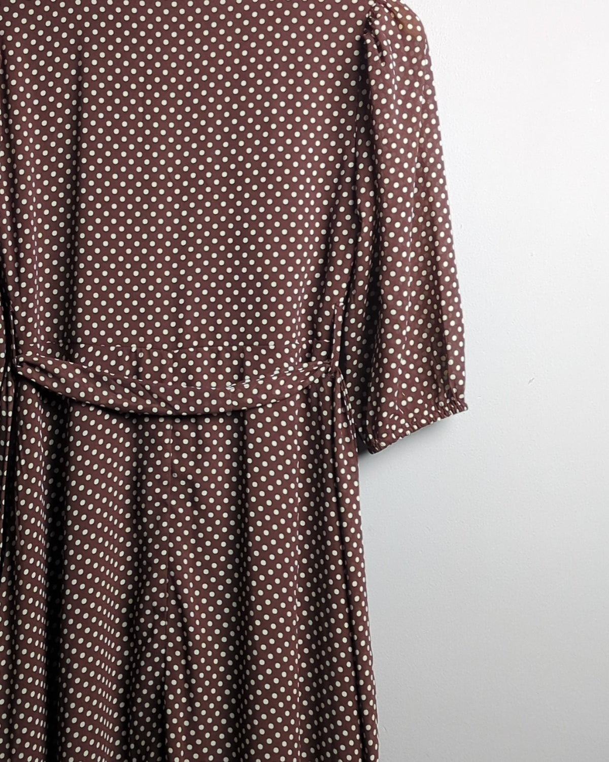 Wardrobe Brown Wrap Dress