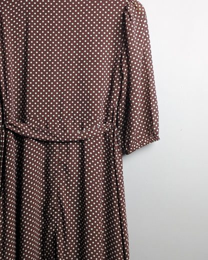 Wardrobe Brown Wrap Dress