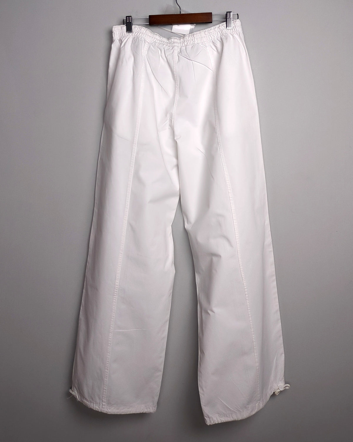 Zara White Casual Trousers