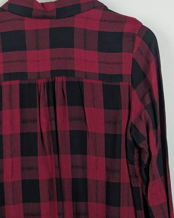 Wine Wrap Blouse