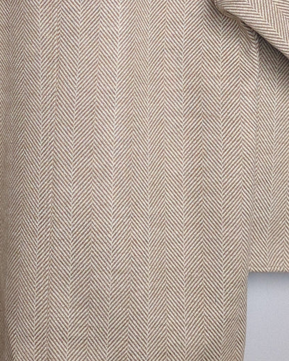 Fashion Classic Beige Double-Breasted Coat