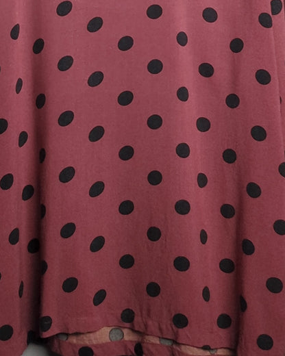 Pasta Wine Polka Blouse
