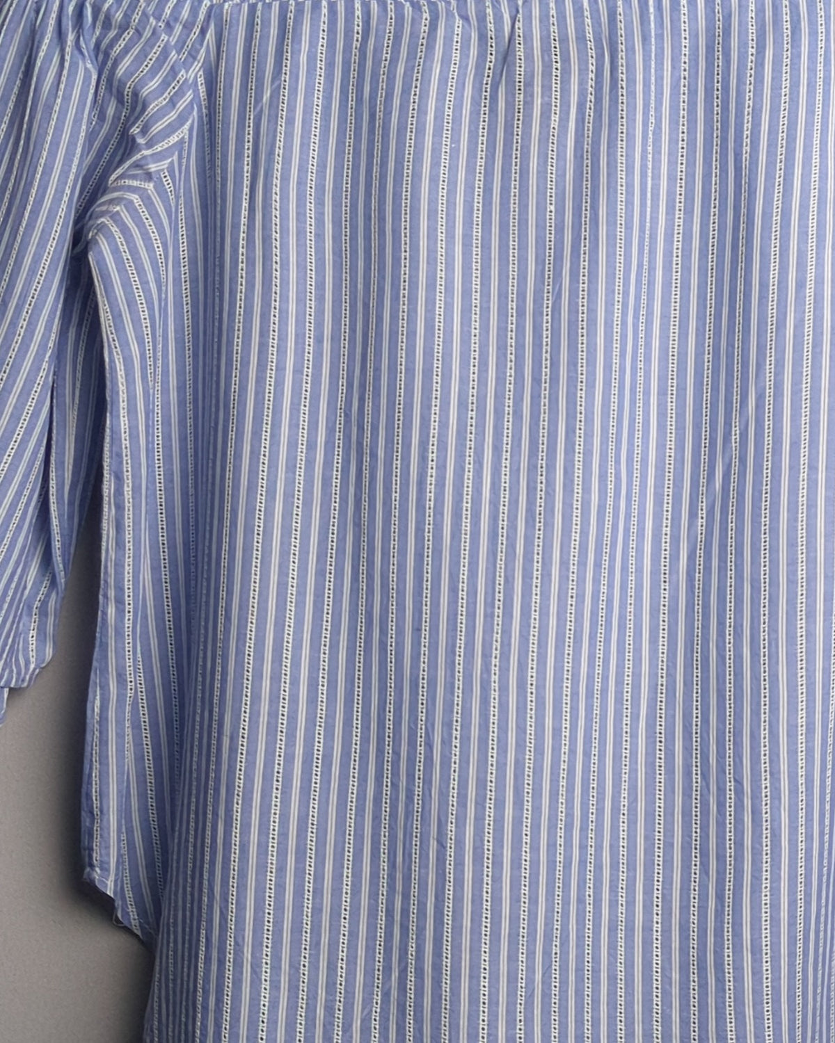 Mossimo Blue Off-Shoulder Top