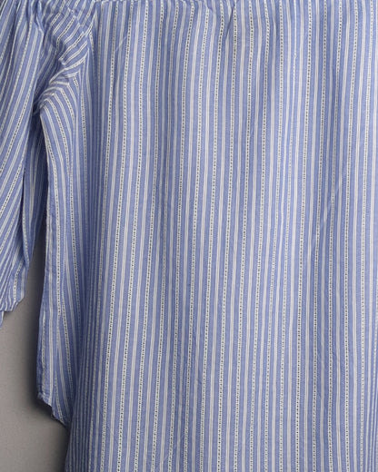 Mossimo Blue Off-Shoulder Top