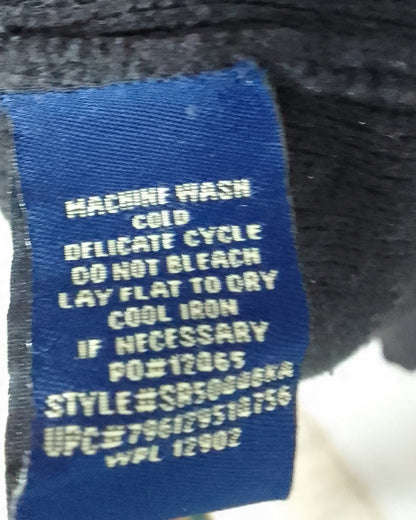 Us Polo Assn Black Zip Sweater