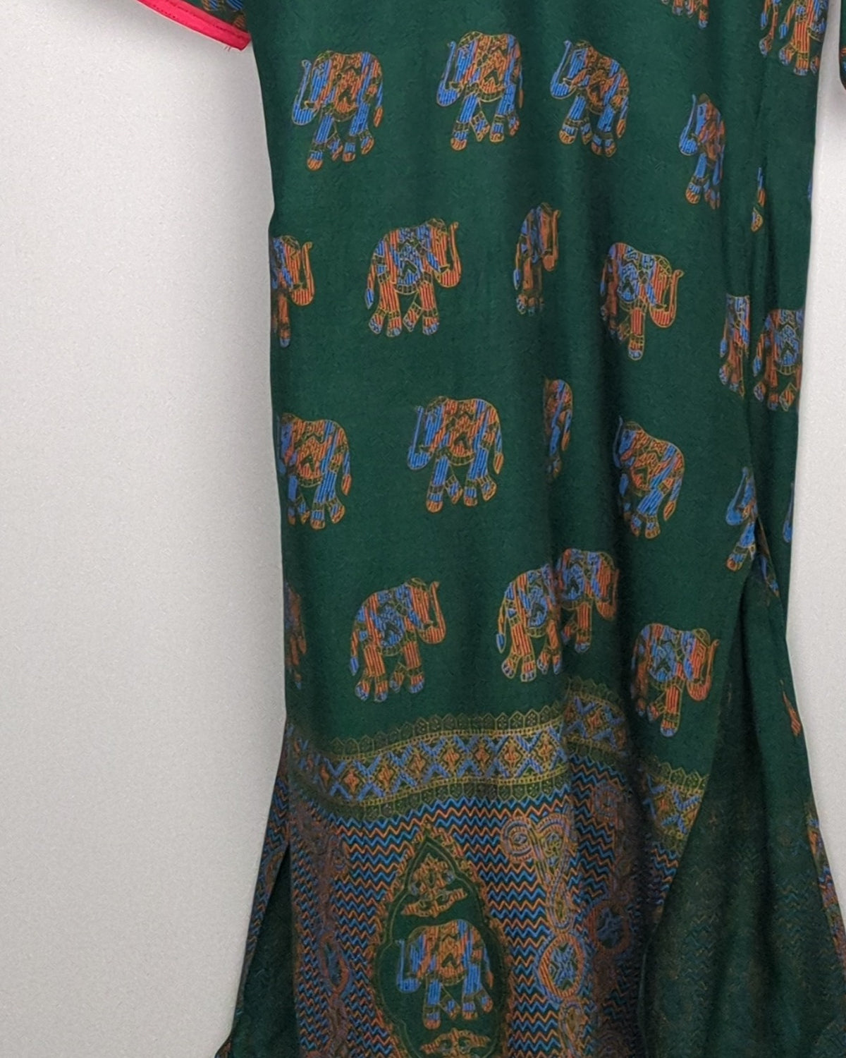 Green Elephant Kurta