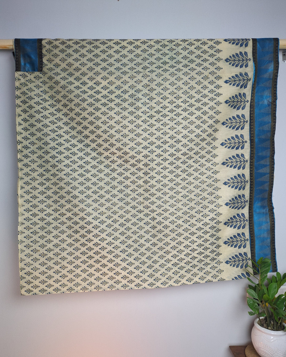 Beige Printed Saree