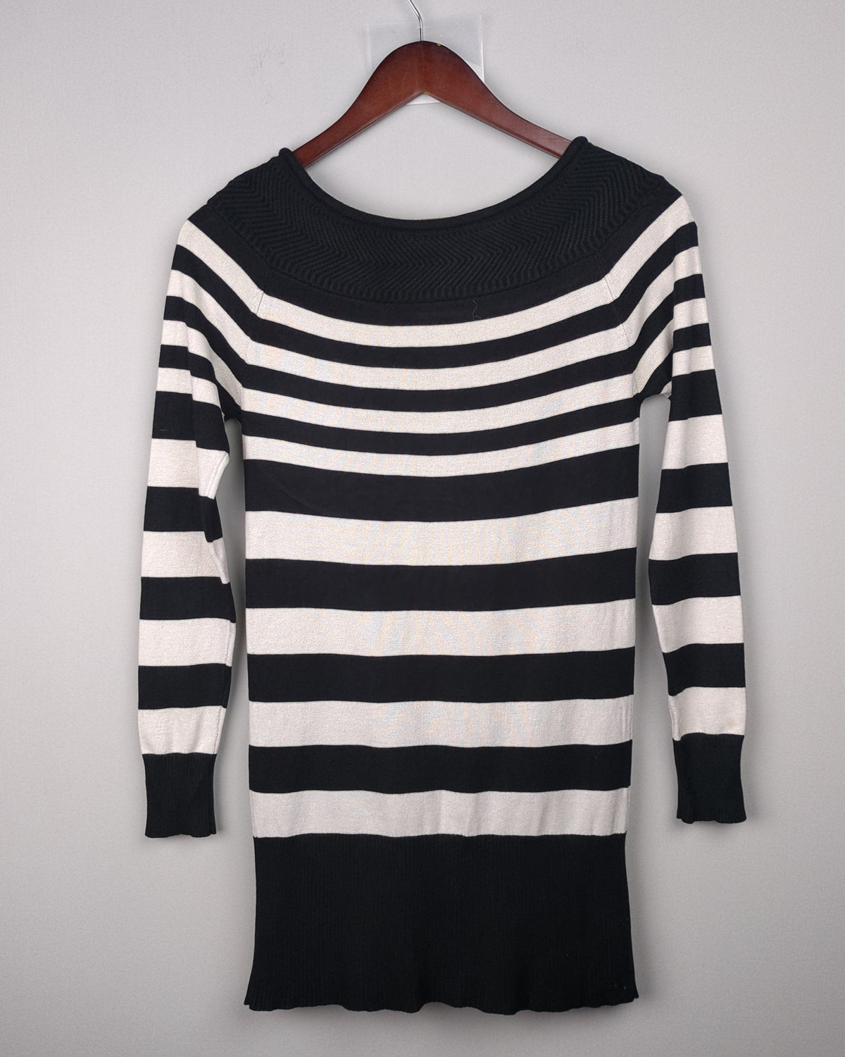 Black Striped Sweater