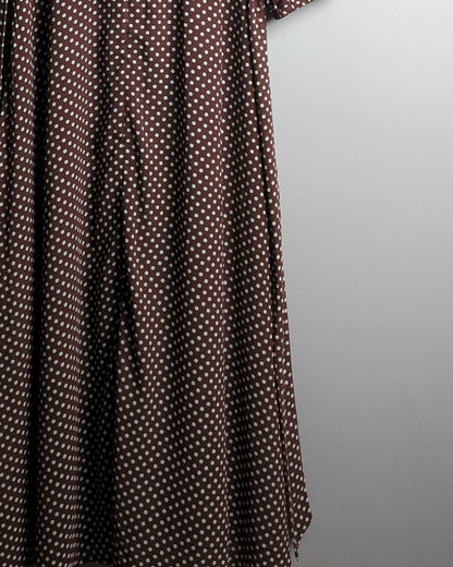 Wardrobe Brown Wrap Dress
