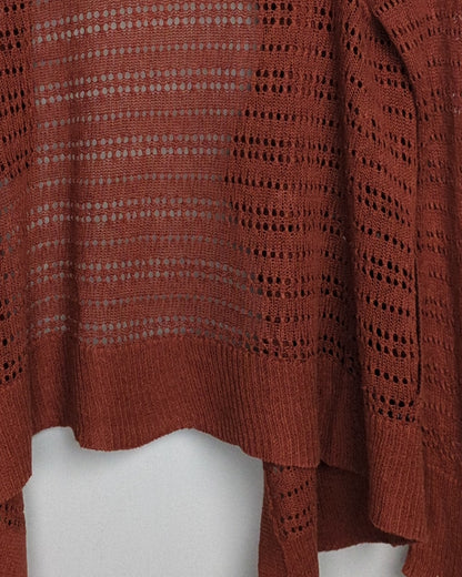 Eddie Bauer Wine Open Cardigan