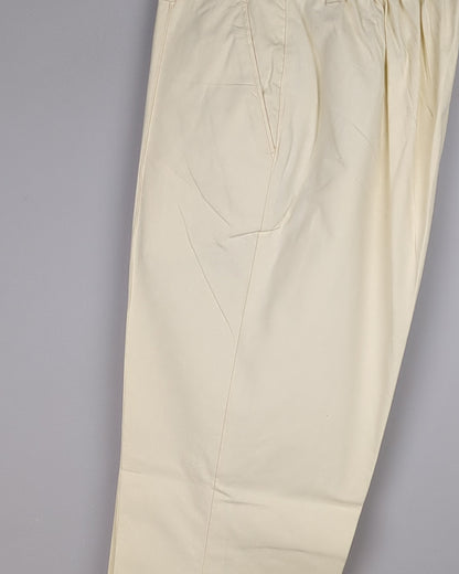 Fabindia Beige Casual Trousers