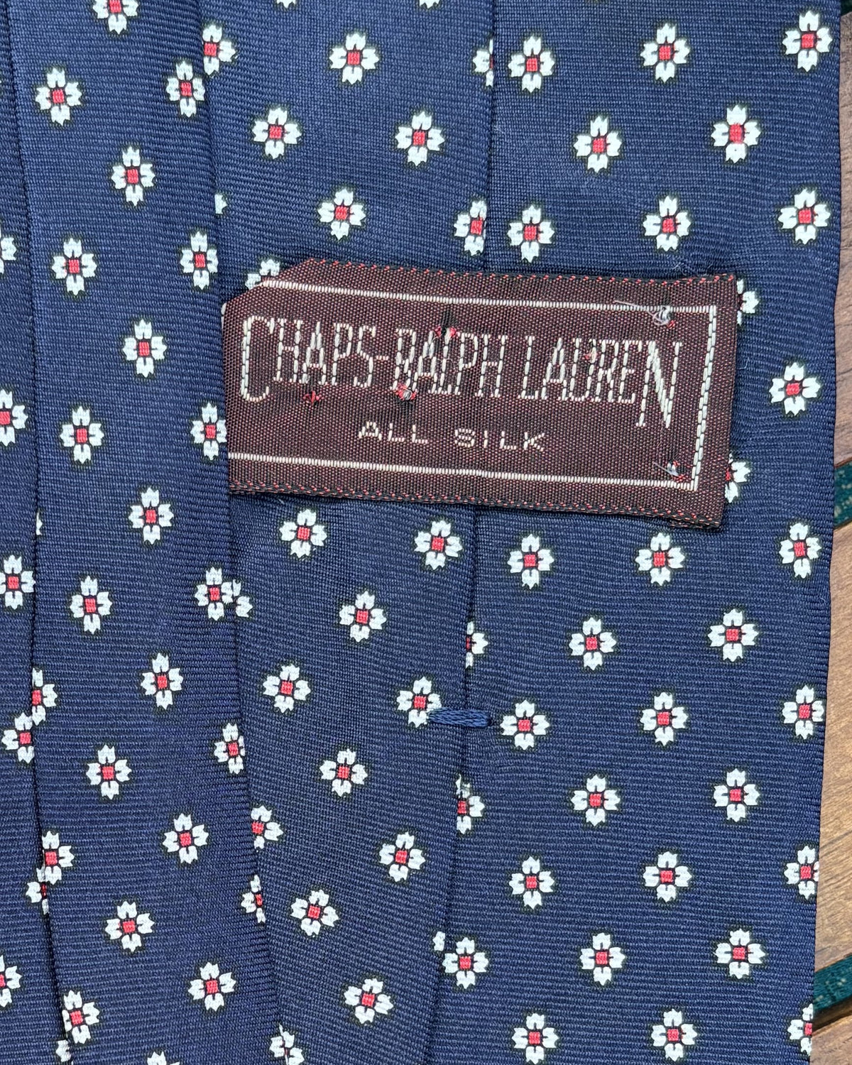 Chaps Ralph Lauren Blue Floral Necktie