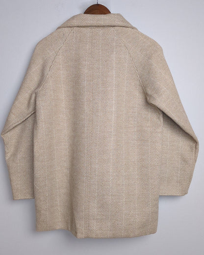 Fashion Classic Beige Double-Breasted Coat