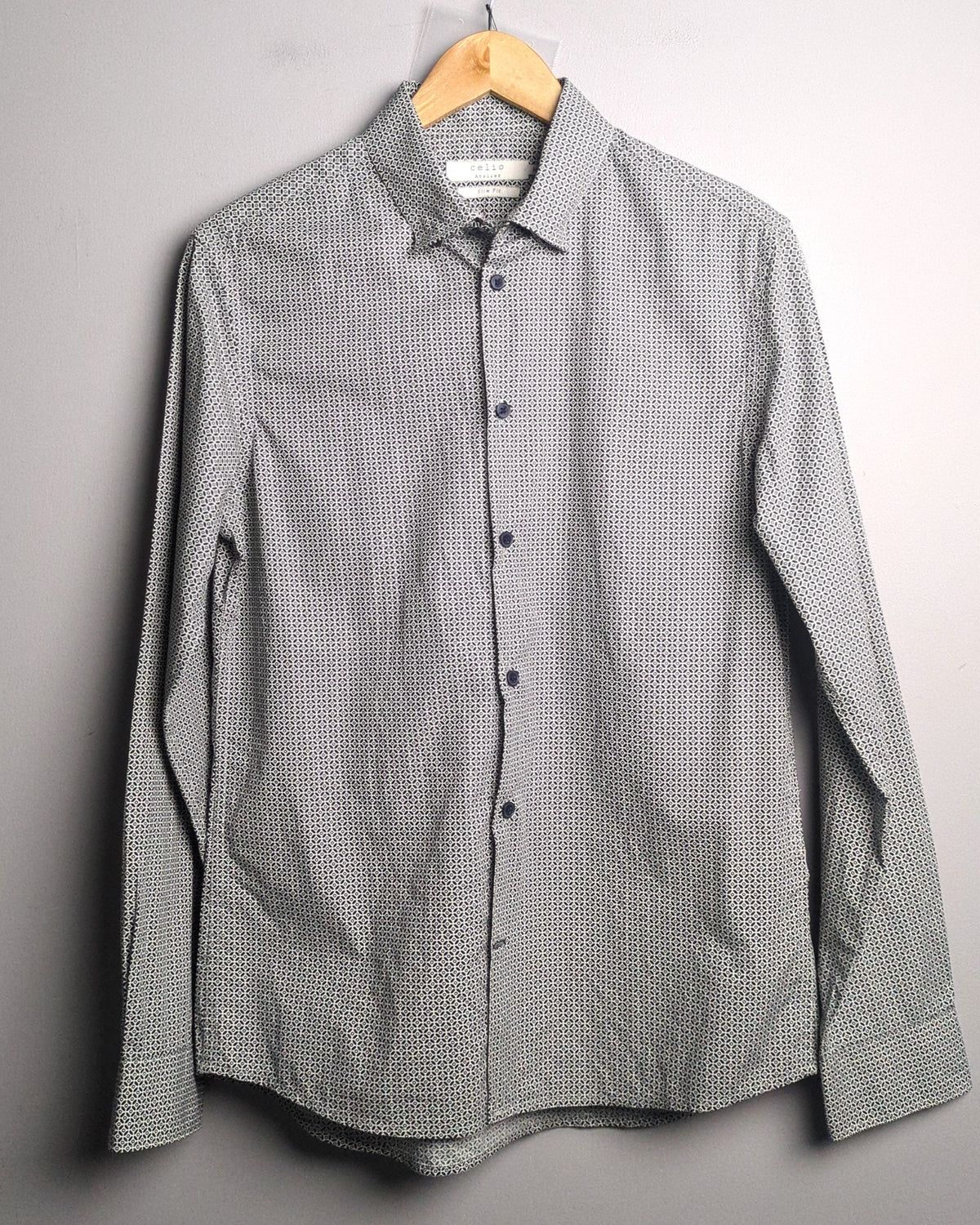 Celio Atelier Gray Printed Shirt
